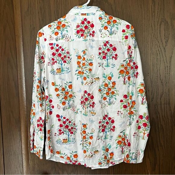 J. McLaughlin Floral Cotton Button Up Shirt - Picture 3 of 6